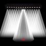 Spot LED linéaire sans bord - 30W - UGR18 - IRC90 - Noir