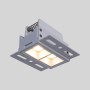 Spot LED linéaire sans bord - 4W - UGR18 - IRC90 - Blanc