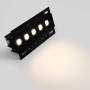 Spot LED linéaire sans bord - 12W - UGR18 - IRC90 - Noir