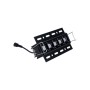 Spot LED linéaire sans bord - 12W - UGR18 - IRC90 - Noir