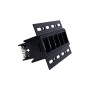 Spot LED linéaire sans bord - 12W - UGR18 - IRC90 - Noir
