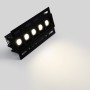 Spot LED linéaire sans bord - 12W - UGR18 - IRC90 - Noir