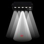 Spot LED linéaire sans bord - 12W - UGR18 - IRC90 - Noir