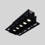 Spot LED linéaire sans bord - 12W - UGR18 - IRC90 - Noir