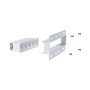 Spot LED linéaire encastré sans bord - 12W - UGR18 - IRC90 - Blanc