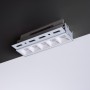 Spot LED linéaire encastré sans bord - 12W - UGR18 - IRC90 - Blanc
