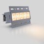 Spot LED linéaire encastré sans bord - 12W - UGR18 - IRC90 - Blanc