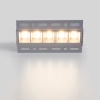 Spot LED linéaire encastré sans bord - 12W - UGR18 - IRC90 - Blanc