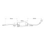 Spot LED linéaire encastré sans bord - 12W - UGR18 - IRC90 - Blanc