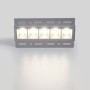 Spot LED linéaire encastré sans bord - 12W - UGR18 - IRC90 - Blanc