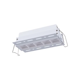 Spot LED linéaire encastré sans bord - 12W - UGR18 - IRC90 - Blanc