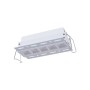 Spot LED linéaire encastré sans bord - 12W - UGR18 - IRC90 - Blanc
