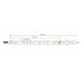 Ruban LED RGB+CCT - 70W - 24V - IP20 - 5 mètres