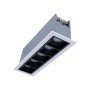 Spot LED linéaire encastré 10W - Puce OSRAM - UGR18 - IRC90