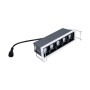 Spot LED linéaire encastré 10W - Puce OSRAM - UGR18 - IRC90