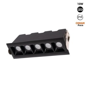 Spot LED linéaire encastré 10W - Puce OSRAM - UGR18 - IRC90
