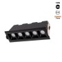 Spot LED linéaire encastré 10W - Puce OSRAM - UGR18 - IRC90