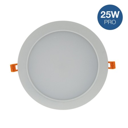 Spot LED extra-plat encastrable rond 25W - Usage professionnel - Ø190 mm