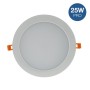 Spot LED extra-plat encastrable rond 25W - Usage professionnel - Ø190 mm