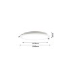 Spot LED encastrable extra-plat circulaire 24W découpe Ø275mm