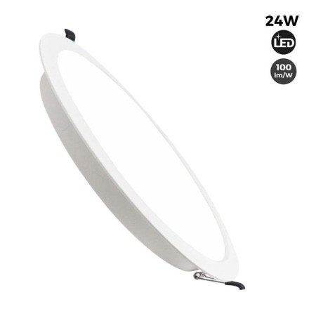 Spot LED encastrable extra-plat circulaire 24W découpe Ø275mm