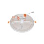 Spot LED extra-plat encastrable rond - Diamètre de coupe réglable : Ø 50 à 205 mm - 20W