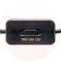 Spot LED extra-plat encastrable rond CCT réglable sur 3 températures différentes de 3000-6000ºK - 40W - IP44 - Coupe Ø 205-220mm