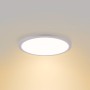Spot LED Downlight extra-plat rond 15W - Diamètre de coupe ajustable : Ø 50-140mm