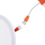 Spot LED Downlight extra-plat rond 15W - Diamètre de coupe ajustable : Ø 50-140mm