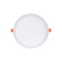 Spot LED Downlight extra-plat rond 15W - Diamètre de coupe ajustable : Ø 50-140mm
