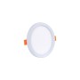 Spot LED extra-plat Downlight rond 8W - Diamètre de coupe ajustable : Ø 50-90mm