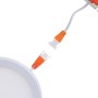 Spot LED extra-plat Downlight rond 8W - Diamètre de coupe ajustable : Ø 50-90mm