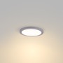 Spot LED extra-plat Downlight rond 8W - Diamètre de coupe ajustable : Ø 50-90mm