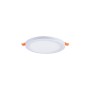 Spot LED extra-plat Downlight rond 8W - Diamètre de coupe ajustable : Ø 50-90mm