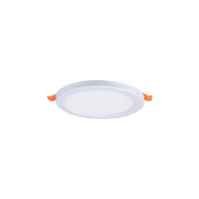 Spot LED extra-plat Downlight rond 8W - Diamètre de coupe ajustable : Ø 50-90mm