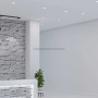 Spot LED Downlight extra-plat encastrable 3W - Couleur grise - Coupe Ø 70mm