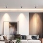 Spot LED encastrable rond COB - 12W - Orientable - Faible UGR - IP54 - Blanc chaud 2700K