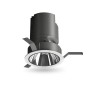 Spot LED encastrable rond COB - 12W - Orientable - Faible UGR - IP54 - Blanc chaud 2700K