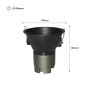 Spot LED encastrable rond 11W "KOPPA" - Optique 15º - Coupe Ø 100mm - Faible UGR