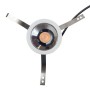 Spot LED encastrable rond ajustable 5W COB IP20 faible UGR - Blanc chaud 2700K
