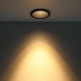 Spot LED encastré rond - Puce Cree - Faible UGR - Blanc chaud 2700K - 3W