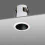 Spot LED encastré rond - Puce Cree - Faible UGR - Blanc chaud 2700K - 3W