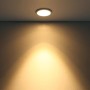 Spot LED encastré rond - Puce Cree - Faible UGR - Blanc chaud 2700K - 3W