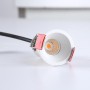 Spot LED encastré rond - Puce Cree - Faible UGR - Blanc chaud 2700K - 3W