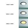 Spot LED encastrable rond étanche CCT réglable sur 3 températures différentes de 3000-6500ºK - Fumagalli 10W