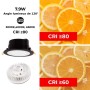 Spot LED encastrable rond étanche CCT réglable sur 3 températures différentes de 3000-6500ºK - Fumagalli 10W