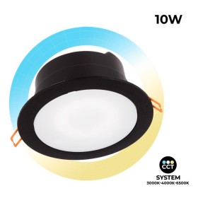 Spot LED encastrable rond étanche CCT réglable sur 3 températures différentes de 3000-6500ºK - Fumagalli 10W