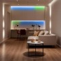 Ruban LED intelligent RGB COB - 24V DC - Emission latérale - 12W/m - 10mm - IP20 - Rouleau de 5 mètres