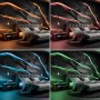 Ruban LED intelligent RGB COB - 24V DC - Emission latérale - 12W/m - 10mm - IP20 - Rouleau de 5 mètres