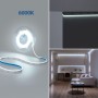 Ruban LED COB monochrome 24V DC - Emission latérale - 9W/m - 8mm - IP20 - Coupe 3cm - Rouleau de 5 mètres